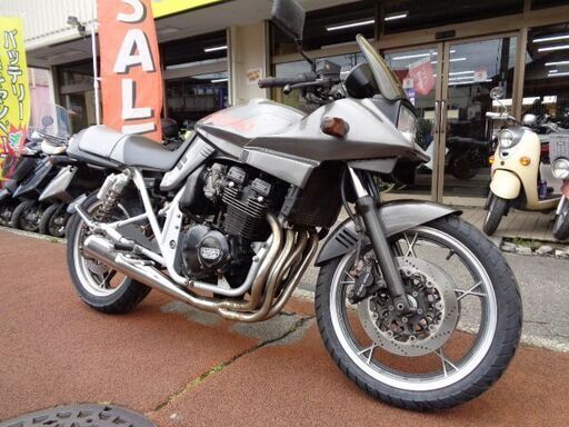 NO.4301　ＧＳＸ４００Ｓカタナ　水冷４サイクル１６バルブ４気筒４００ｃｃ　ヨシムラドラッグサイクロンマフラー　ガンメタリック　 ☆彡