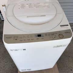 シャープ・SHARP・ES-GE7B-W・洗濯機 2018年製 - 洗濯機 