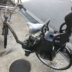 地域限定送料無料 ヤマハ パス ラフィーニ 三人乗り 子供乗せ 12,8AH