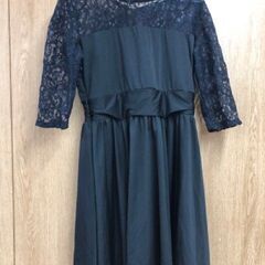 【美品】　黒ワンピース　ドレス