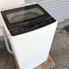 【ネット決済・配送可】AQUA　洗濯機　AQW-G50HJ(W)...