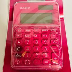 新品　カシオ　CASIO 計算機　ビビットピンク