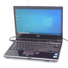 中古良品 日本製 13インチ ノートパソコン 富士通 SH53/C Core i3 4GB  