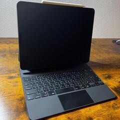 お話中です★22年4月購入 iPad pro 12.9inch 第5世代 Magic Keyboard Appel Pencil 3点セット