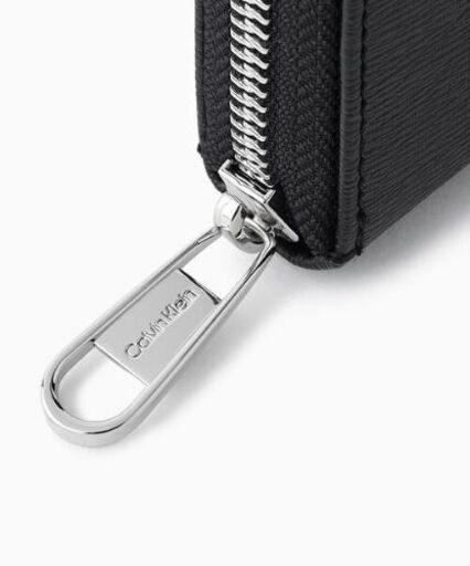 Calvin Klein MINIMALISM ラウンド ウォレット,財布,FREE,ブラック