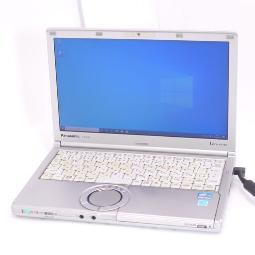 中古良品 日本製 Wi-Fi有 ノートPC Panasonic CF-SX1GDKYS 第2世代 Core i5 4GB DVD 無線 Bluetooth カメラ Windows10 Office