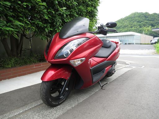 ヤマハ　マジェスティ250(4D9)カスタム　実働中古車(未整備)バッテリーフル充電済み　社外マフラー　カスタムミラー　ナンバー登録書類有り