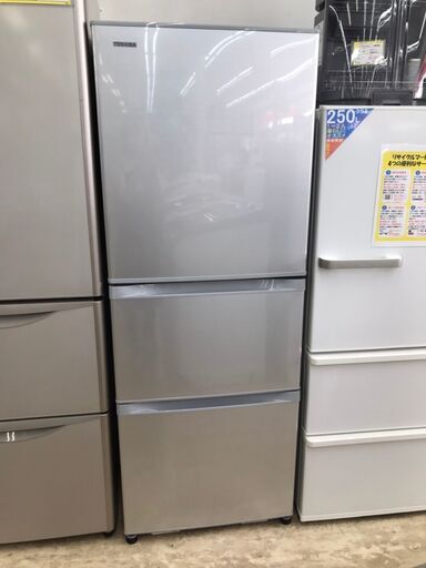 TOSHIBA 330L冷蔵庫 GR-H34S 2017年製 東芝 ファミリー冷蔵庫 No.2749