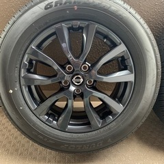 引き取り限定】エクストレイル新車外し 現行型タイヤ ホイール 4本 225