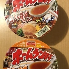 カップ麺　合わせ味噌、醤油　計２個　