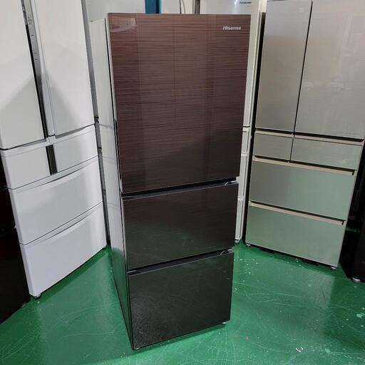 ‍♂️h612売約済み‼️設置まで無料‼️人気のガラストップ！Hisense 282L 3ドア 冷蔵庫
