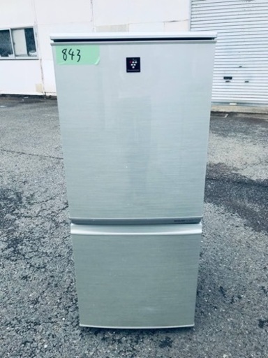 843番 SHARP✨ノンフロン冷凍冷蔵庫✨SJ-PD14T-N‼️