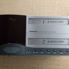 シントム　ダブルビデオカセットレコーダ DDV8000　ジャンク
