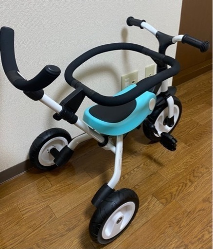 限定価格】nadle 3in1 三輪車 二輪車 変形折りたたみ 手押し棒ガード