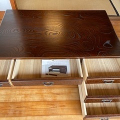 アンティーク調　からくり文机 アンティーク調 からくり文机