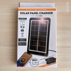 新品未使用＊ソーラー充電器 太陽光 USB