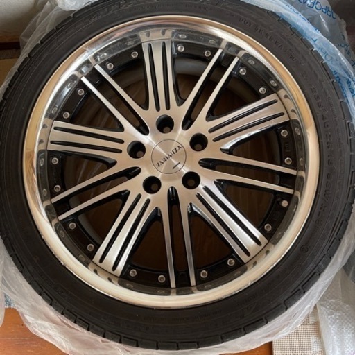 4本セット 235/40ZR18 ワーク work ヴァリアンツァ VARIANZA アルミホイール タイヤ付き − 岩手県