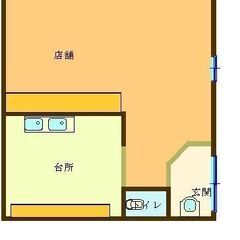 四国中央市三島中央、新町ビル102号。43.47m2のテナント【...