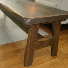 R419 天然木 ロングベンチ カントリー調、幅180cm