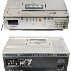SONY SL-J9＆NEC VC-505 ベータビデオデッキ2...