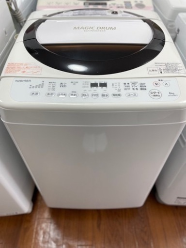 送料・設置込み　洗濯機　6kg TOSHIBA 2015年