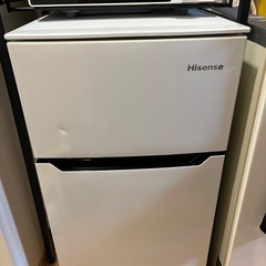 【手渡し限定】2020年製 Hisense 冷凍冷蔵庫 93L ...