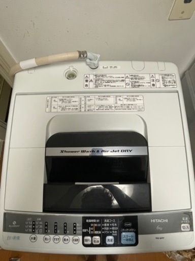 洗濯機 2018年 日立 NW-6MY