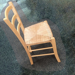 [限定1台 500円] 座面が籐の椅子
