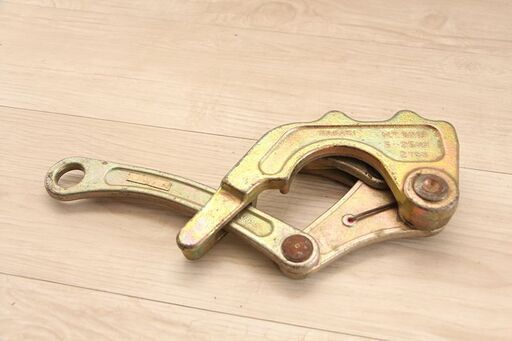 NAGAKI ナガキ カムラー 2TON 電設 掴線器 ロープ ワイヤー 5~25mm ① (HD1257wY) NAGAKI ナガキ カムラー 2TON 電設 掴線器 ロープ ワイヤー 5~25mm ①