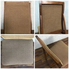 🔷🔶🔷ba11/18 デューロン dyrlund ダイニングチェア ① 北欧 ビンテージ 木製 アームレス 布張り チェア 椅子 イス 家具 デンマーク デュランド🔷🔶🔷