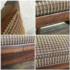 🔷🔶🔷ba11/18 デューロン dyrlund ダイニングチェア ① 北欧 ビンテージ 木製 アームレス 布張り チェア 椅子 イス 家具 デンマーク デュランド🔷🔶🔷