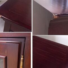 マルニ サイドボード 地中海 幅150cm 家具 ガラス キャビネット MARUNI 飾り棚 食器棚 札幌市東区 新道東店