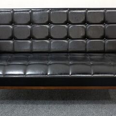 カリモク60 Kチェア 2シーター 50周年記念 復刻ブランドプレート仕様 Karimoku  ソファ 中古家具 店頭引取歓迎 R6037)