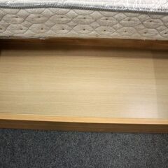 Francebed/フランスベッド フレーム/マットレスセット セミダブル 引き出し収納   中古家具 店頭引取歓迎 R6040)