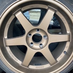 🉐te37タイプ??18インチ9.5J2本🉐