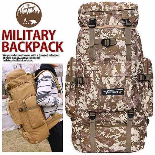 新品！未使用！大容量50L　リユックサック　バックパック②