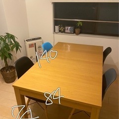 【値下げ】IKEA 伸縮式テーブルbjursta22177