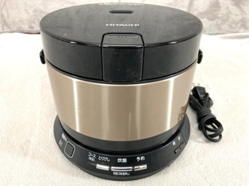 【値下げしました】炊飯器　HITACHI  RZ-BS2M  0.36L  2合　日立アプライアンス　ブラウンゴールド　IH炊飯器  2018年製