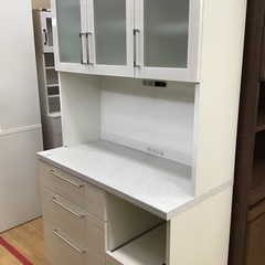 トレファク神戸新長田】ホワイトの3枚扉レンジボード入荷しました 