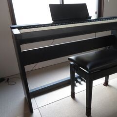 カシオ【電子ピアノ PX-150 黒】スタンド・ペダルセット、取説・楽譜