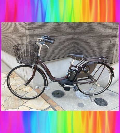 バッテリーほぼ新品！8.7Ahヤマハ　パスナチュラ　26インチ　 電動自転車　電動アシスト自転車 　中古　6108