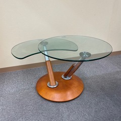 スライド式テーブル　テーブル　ガラステーブル　ガラス