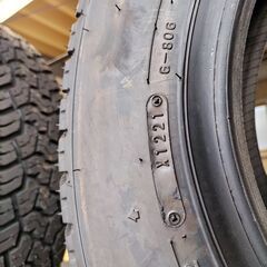 145R13  DUNLOPタイヤ脱着・組替・バランス調整込みGRANTREK　TG4　6PR　2021年製造