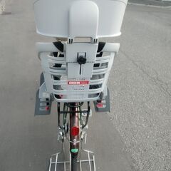 中古 2人 子供乗せ 自転車 23800円 🔄3段切替 💡オートライト付 3人乗り⭐安心の新規防犯登録料コミ 338