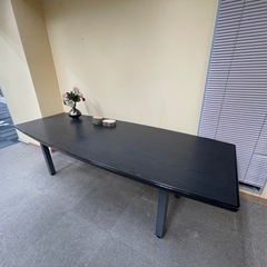 長テーブル　テーブル　黒
