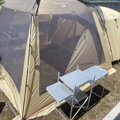 キャンプ道具　テント　スクリーンハウス　キッチンテーブル