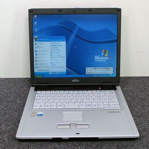 中古 WindowsXP パソコン 富士通 LIFEBOOK FMV-E8220 Dual Core T2300 メモリ4GB HDD160GB CD-ROM/FD パラレル シリアルポート付 WindowsXP パソコン 富士通 LIFEBOOK FMV-E8220 Dual Core T2300