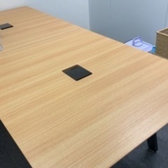 【無料】オフィスで使えるテーブルと椅子【サイズw240×d100...