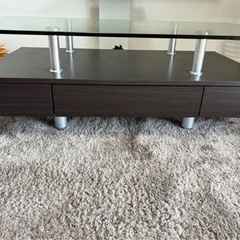 ニトリ ガラスセンターテーブル