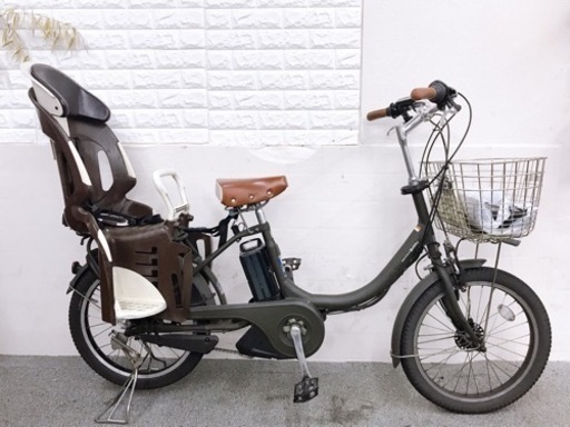 格安　子供乗せ電動自転車　人気な車種　ヤマハパスバビー20インチ　子供シート付き